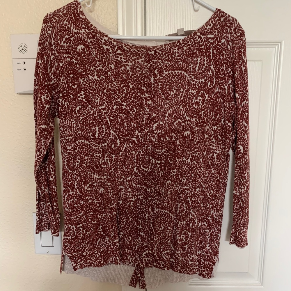 Loft Button Back Sweater